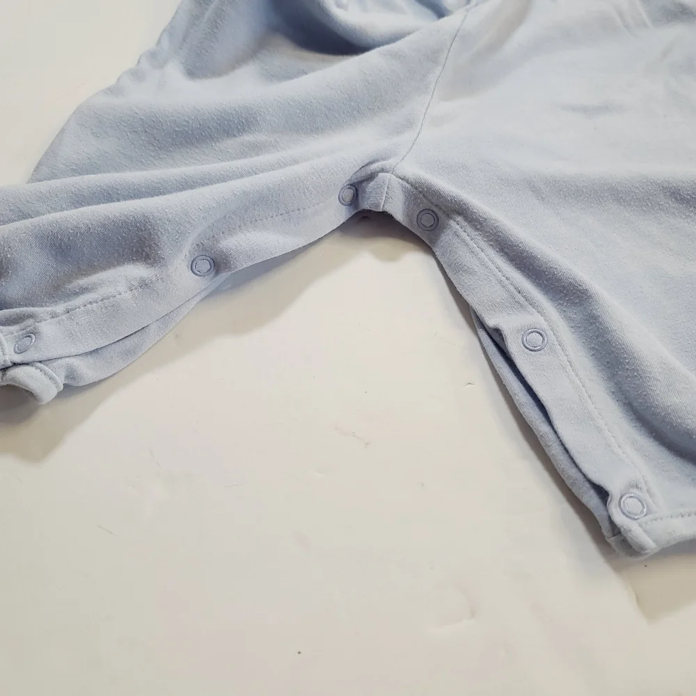 Vintage 90s My Pal For Girls Blue Floral Long Sleeve Romper